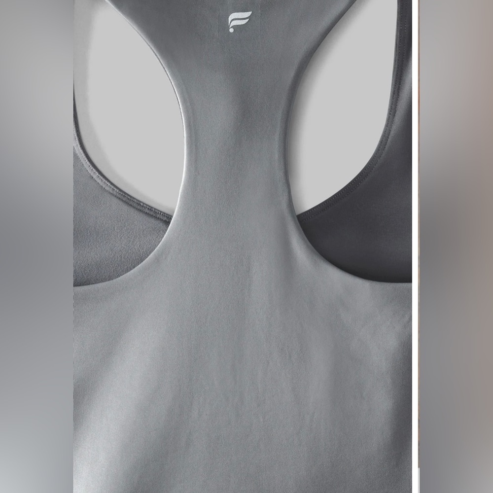 Fabletics Metallic Gray Activewear Set - image 3
